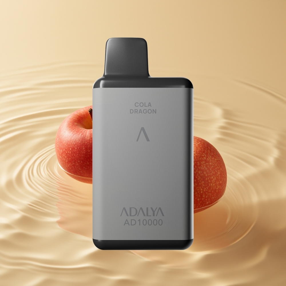 Adalya AD 10000 Puffs Две Ябълки Еднократна вейп USB-C