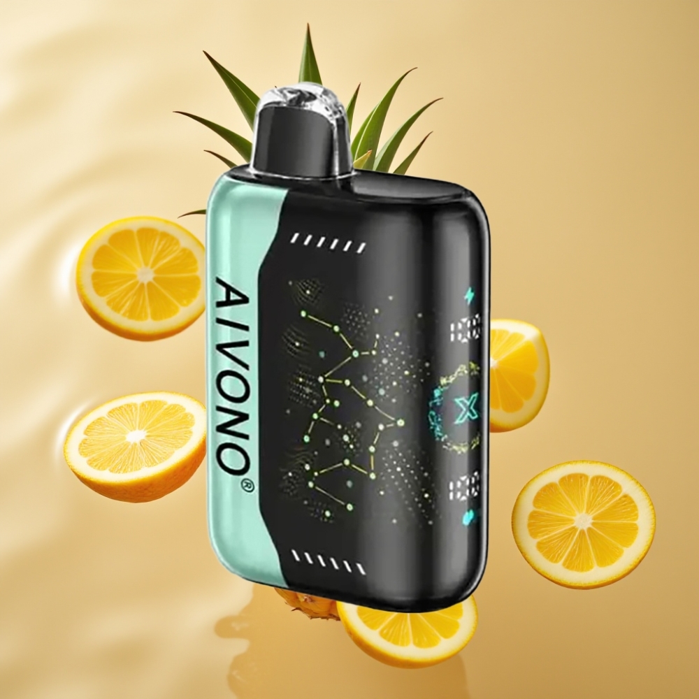 Aivono AIM BOOM 25000 Пуфове С мрежеста намотка 1.2 ома Вкус: Кисло манго и ананас