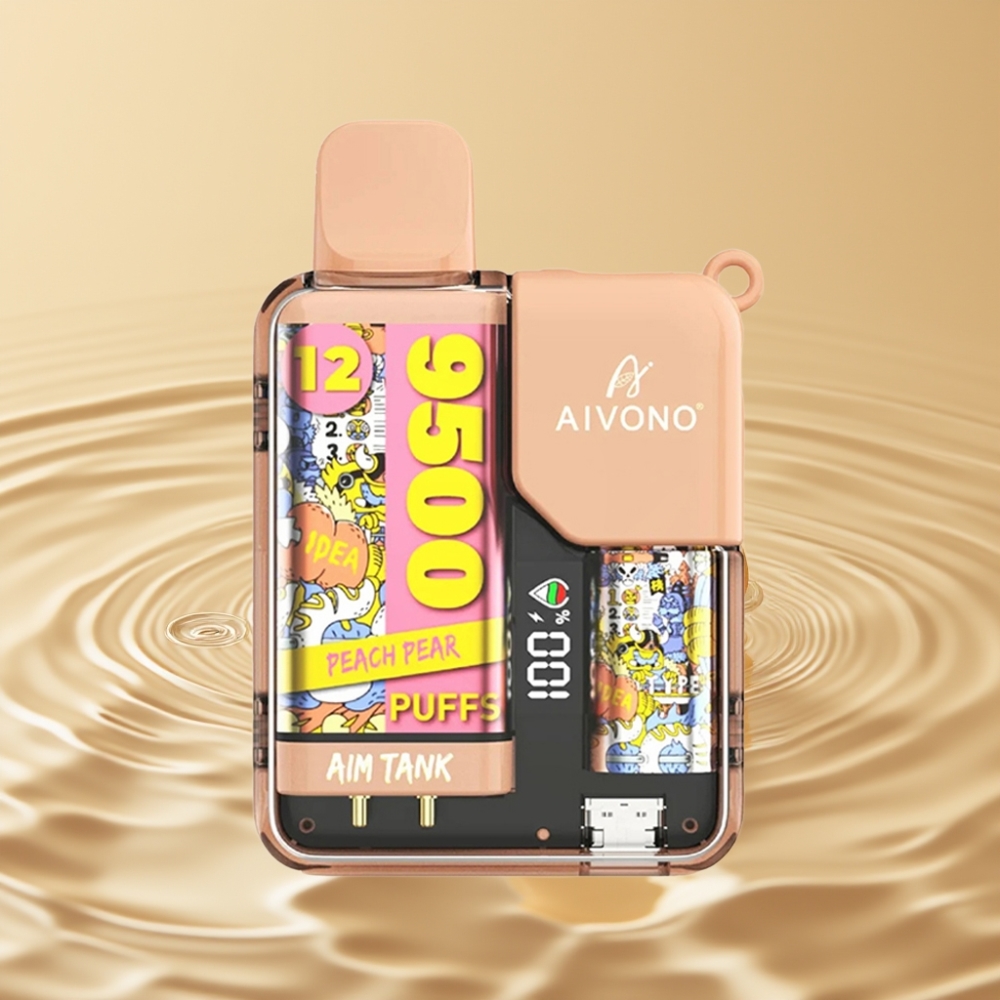 Aivono AIM-TANK 9500 Пуфове с Праскова и Круша 18ml