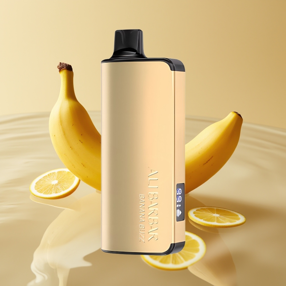 Alibarbar Ingot 9000 Puffs 22ml Банан Buzz