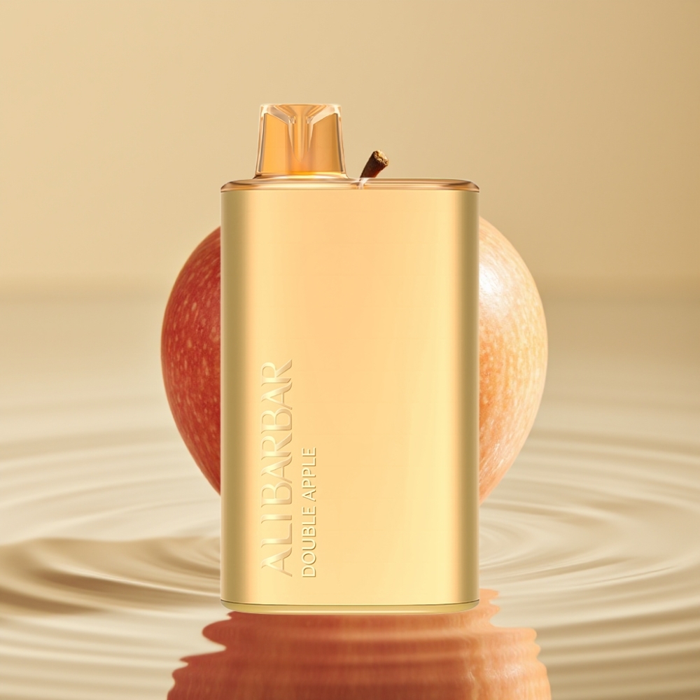 Alibarbar Rich 8000 Пуфове Еднократна вейп Двойна Ябълка 20ml