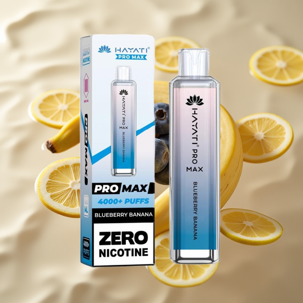 Hayati Pro Max 4000 Пуфове Еднократна вейп Боровинка Банан