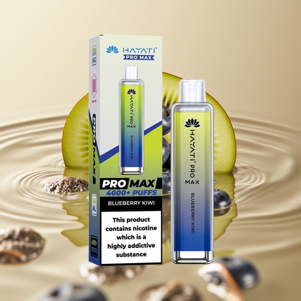 Hayati Pro Max 4000 Пуфове Еднократна вейп с LED светлина
