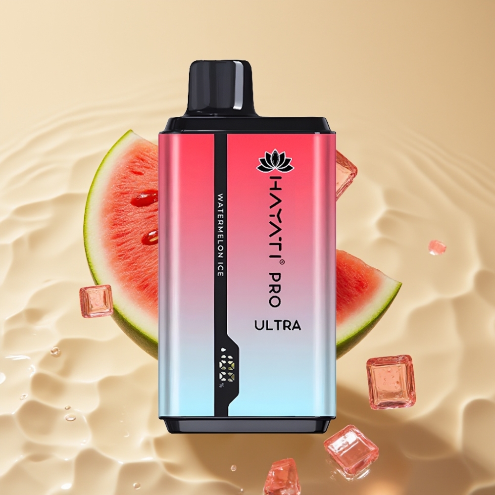 Hayati Pro Ultra 15000 Пуфса с Диня Лед и 2×12ml Е-Течност