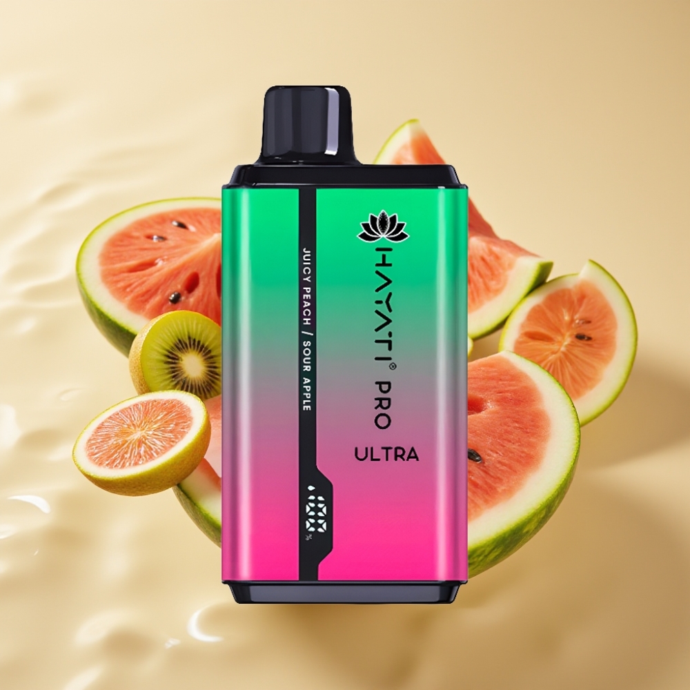 Hayati Pro Ultra 15000 Пуфса с Диня Киви Паслен и 850mAh батерия
