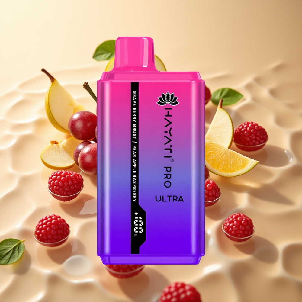 Hayati Pro Ultra 15000 Пуфов Гроздово-Ягодов Вризг с Круша Ябълка и Малина