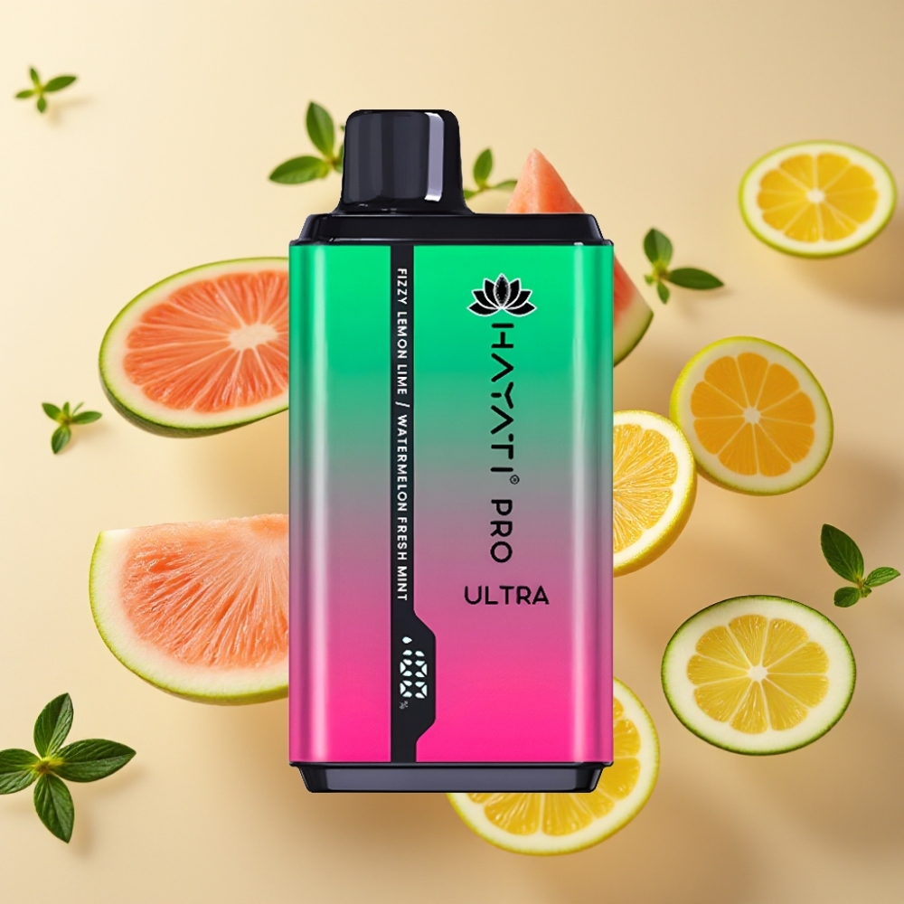Hayati Pro Ultra 15000 Пуфса Фъззи Лимон & Лайм Диня Пресна Мента