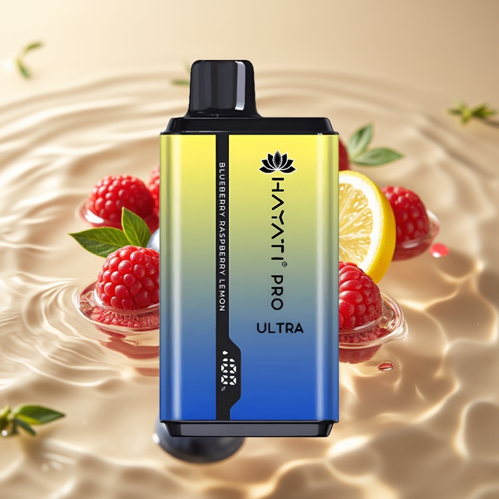 Hayati Pro Ultra 15000 Пуфа с Вкус Боровинка Малина Лимон