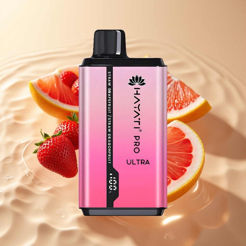 Hayati Pro Ultra 15000 Пуфса с Ягода Грейпфрут и Ягода Драконов плод