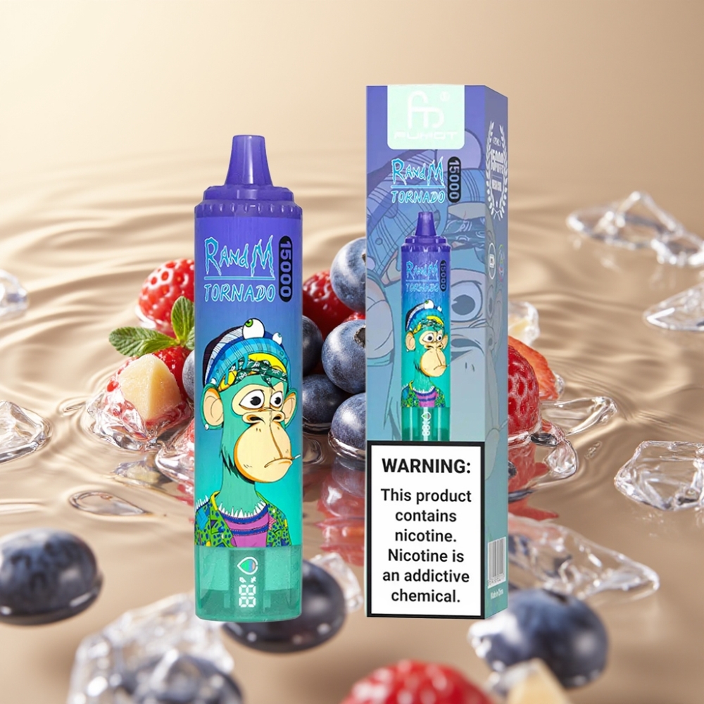 Fumot RandM Tornado 15000 Пуфове с Bluberry On Ice и 850mAh Батерия