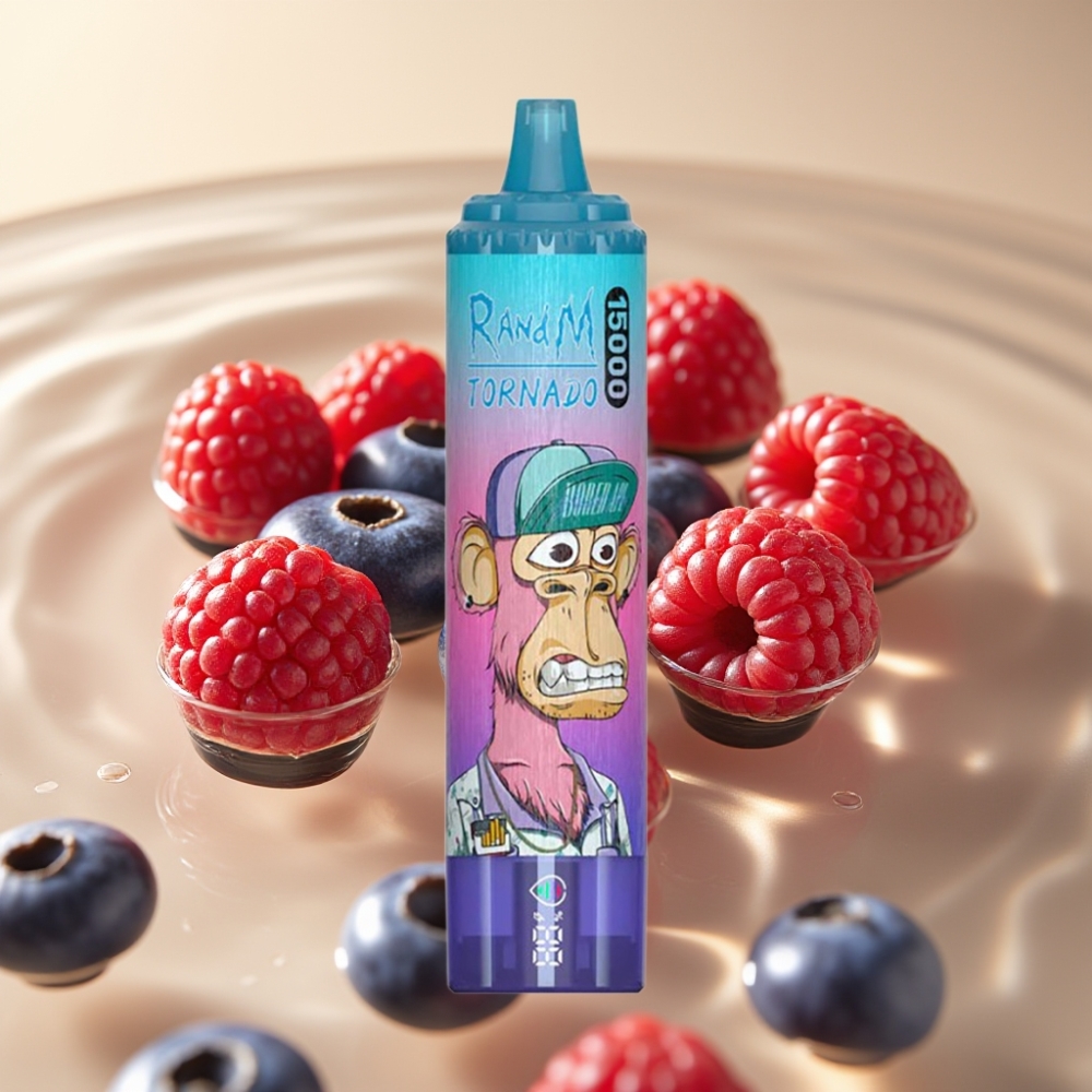 Fumot RandM Tornado 15000 Пуфсов Bluberry Raspberry 25ml