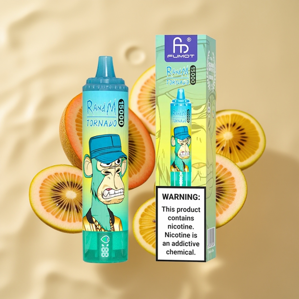 Fumot RandM Tornado 15000 Puffs 25ml Киви Пъпеш Гуава