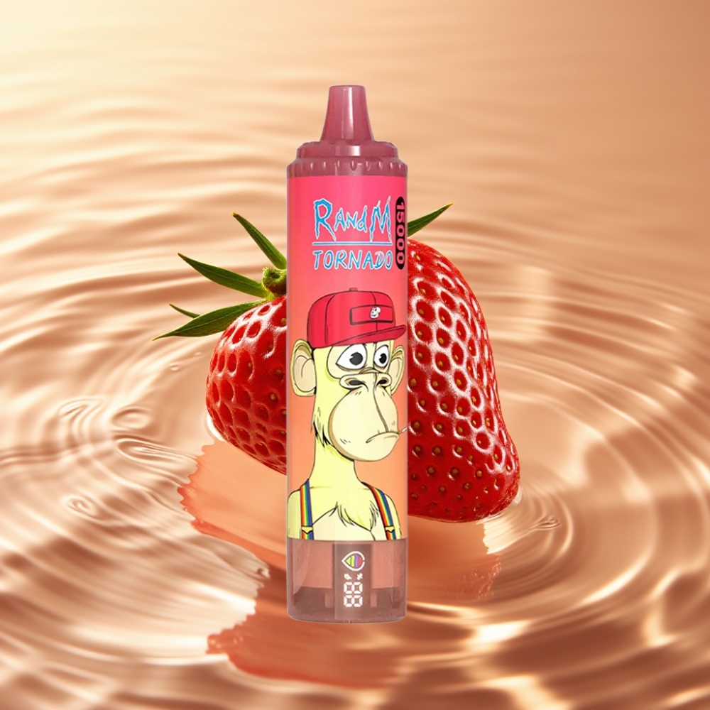Fumot RandM Tornado 15000 Пуфове с Ягодово Red Bull и 25ml Течност