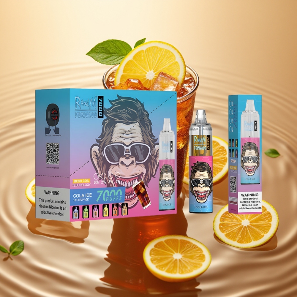 Fumot Tornado 7000 Puffs 14 ML Е-течност Cola Ice