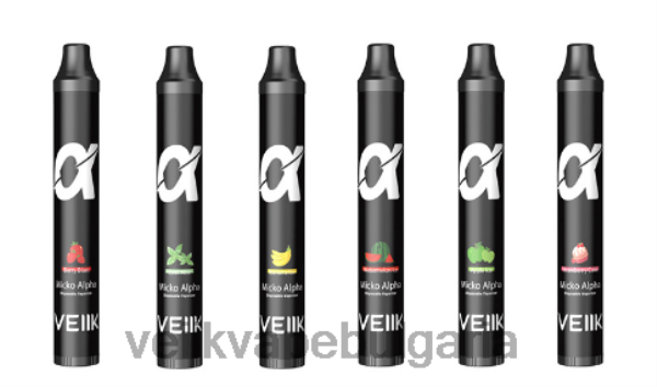 VEIIK Airo Pod Kit Bulgaria - VEIIK Micko Alpha вейп за еднократна употреба 600 впръсквания 500 mah X6V8B58 множество вкусове