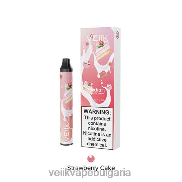 VEIIK Airo Pod Kit Bulgaria - VEIIK Micko Pie вейп за еднократна употреба 600 впръсквания X6V8B28 ягодов сладкиш