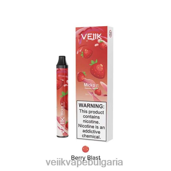 VEIIK E Liquid - VEIIK Micko Pie вейп за еднократна употреба 600 впръсквания X6V8B26 горски взрив