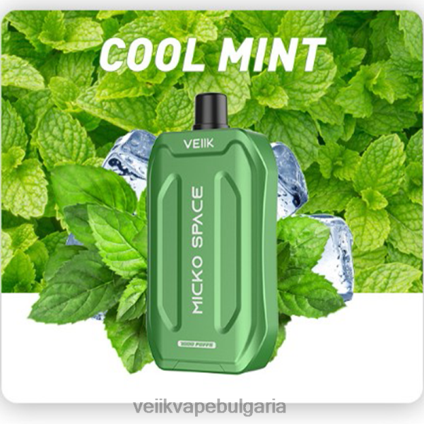 VEIIK E Liquid - VEIIK Micko Space вейп за еднократна употреба 7000 впръсквания X6V8B36 хладна мента
