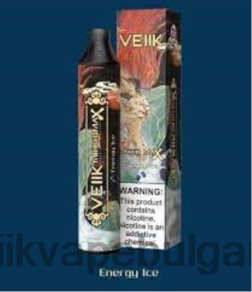 VEIIK Moos Pod Bulgaria - VEIIK Micko MAX вейп за еднократна употреба 1500 впръсквания X6V8B49 енергиен лед