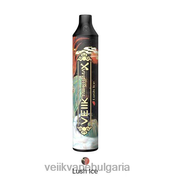 VEIIK Pod Bulgaria - VEIIK Micko MAX вейп за еднократна употреба 1500 впръсквания X6V8B45 буен лед