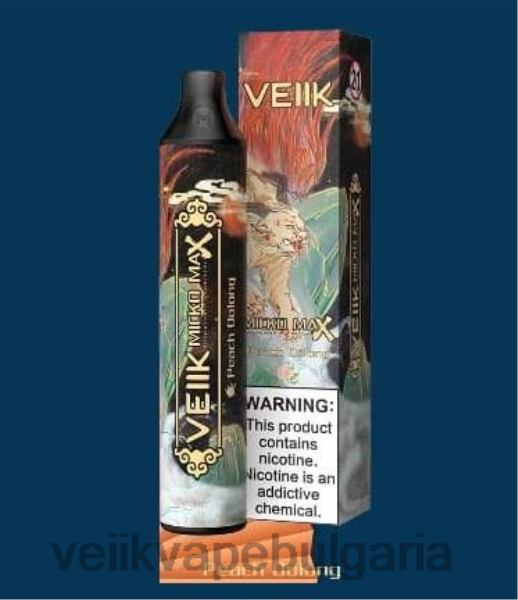 VEIIK Vape Bulgaria - VEIIK Micko MAX вейп за еднократна употреба 1500 впръсквания X6V8B51 прасковен улун