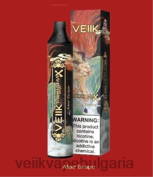 VEIIK Vape Price - VEIIK Micko MAX вейп за еднократна употреба 1500 впръсквания X6V8B43 алое грозде