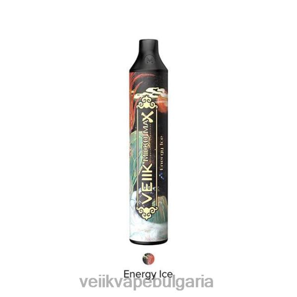 VEIIK Vape Price - VEIIK Micko Max вейп за еднократна употреба 1500 впръсквания X6V8B13 енергиен лед
