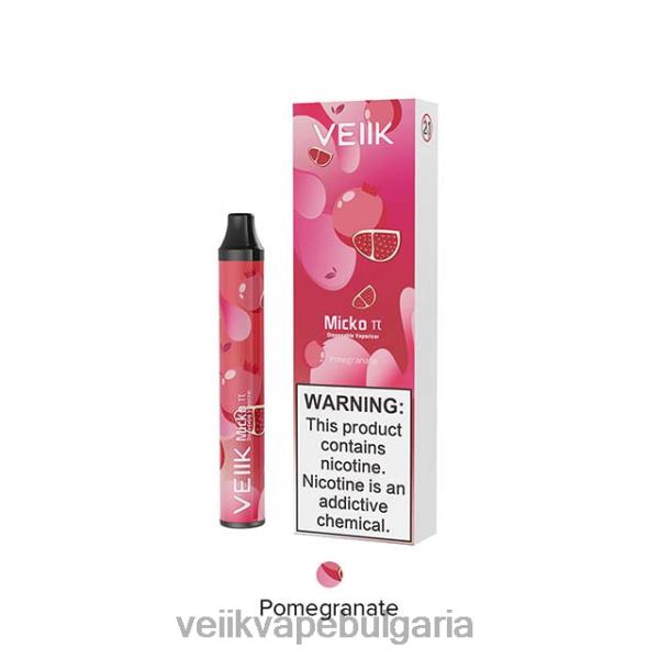 VEIIK Vape Price - VEIIK Micko Pie вейп за еднократна употреба 600 впръсквания X6V8B23 нар